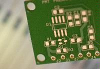 A negative image of a circuit board.